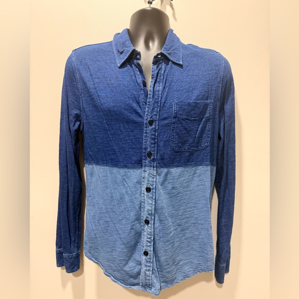 J. Crew Men's Color Block Casual Shirt